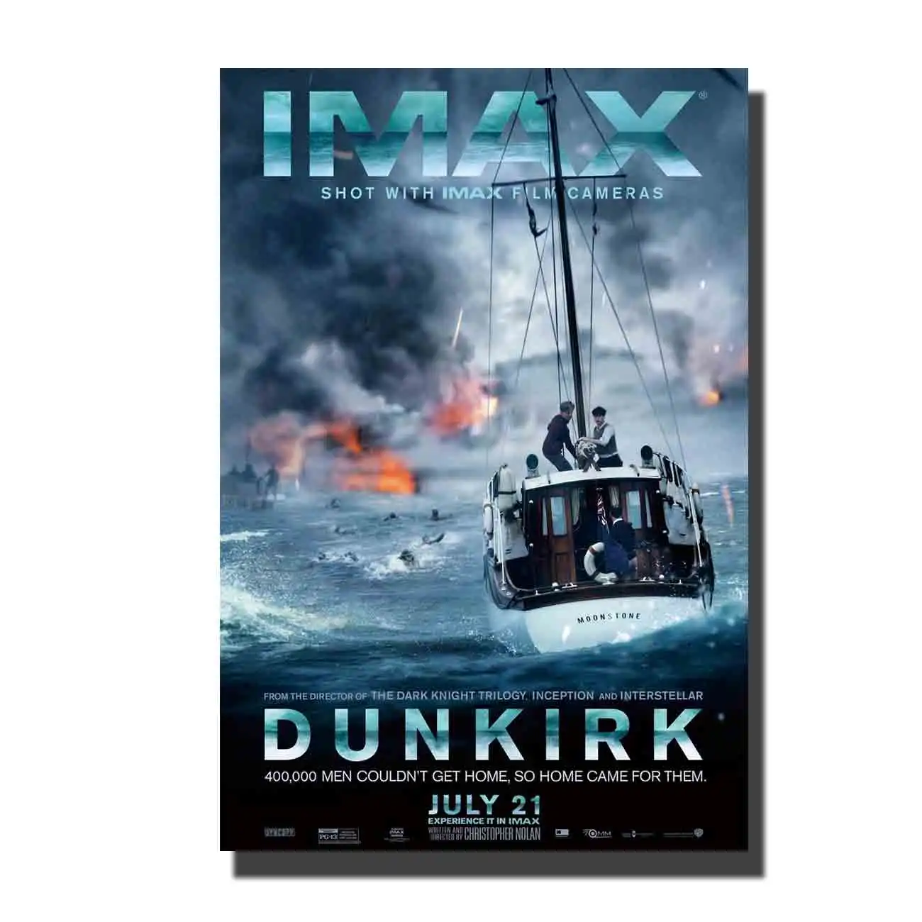 Art Poster wall canvas Print14x2112x18 24x36 27x40 wall pictures living room christopher nolans dunkirk 2 war movie