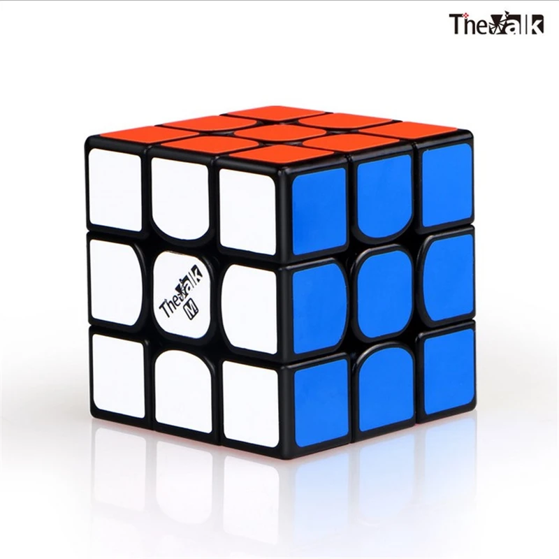 Магнитный кубик Qiyi The Valk3 M 3x3x3 профессиональные игрушки для детей черный/без