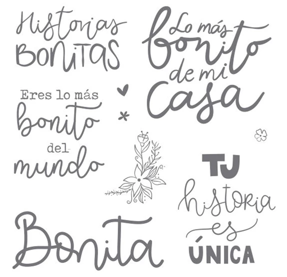 

Spain Words Clear Stamps For Scrapbooking Paper Cards Making DIY