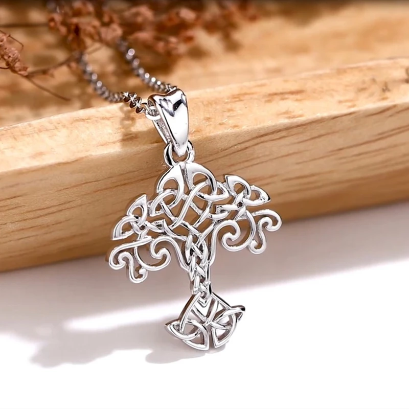Tree of Life Pendant 925 Sterling Silver Signifies Interconnection of All Life