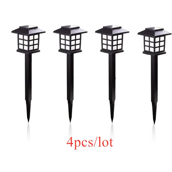 2/4/6/8pcs Led Solar Pathway Lights Waterproof Outdoor Solar Lamp for Garden/Landscape/Yard/Patio/Driveway/Walkway Lighting 4pcs