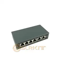 DSLRKIT 6 портов 4 PoE инжектор питания через коммутатор Ethernet без адаптера питания