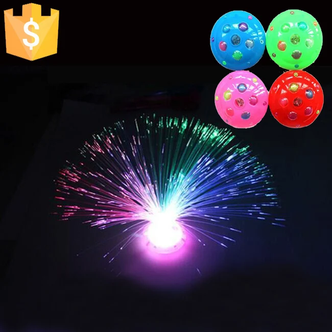 

Christmas colorful flashlight fiber optical starry fluorescence flowers light lamp Free shipping 12pcs/Lot