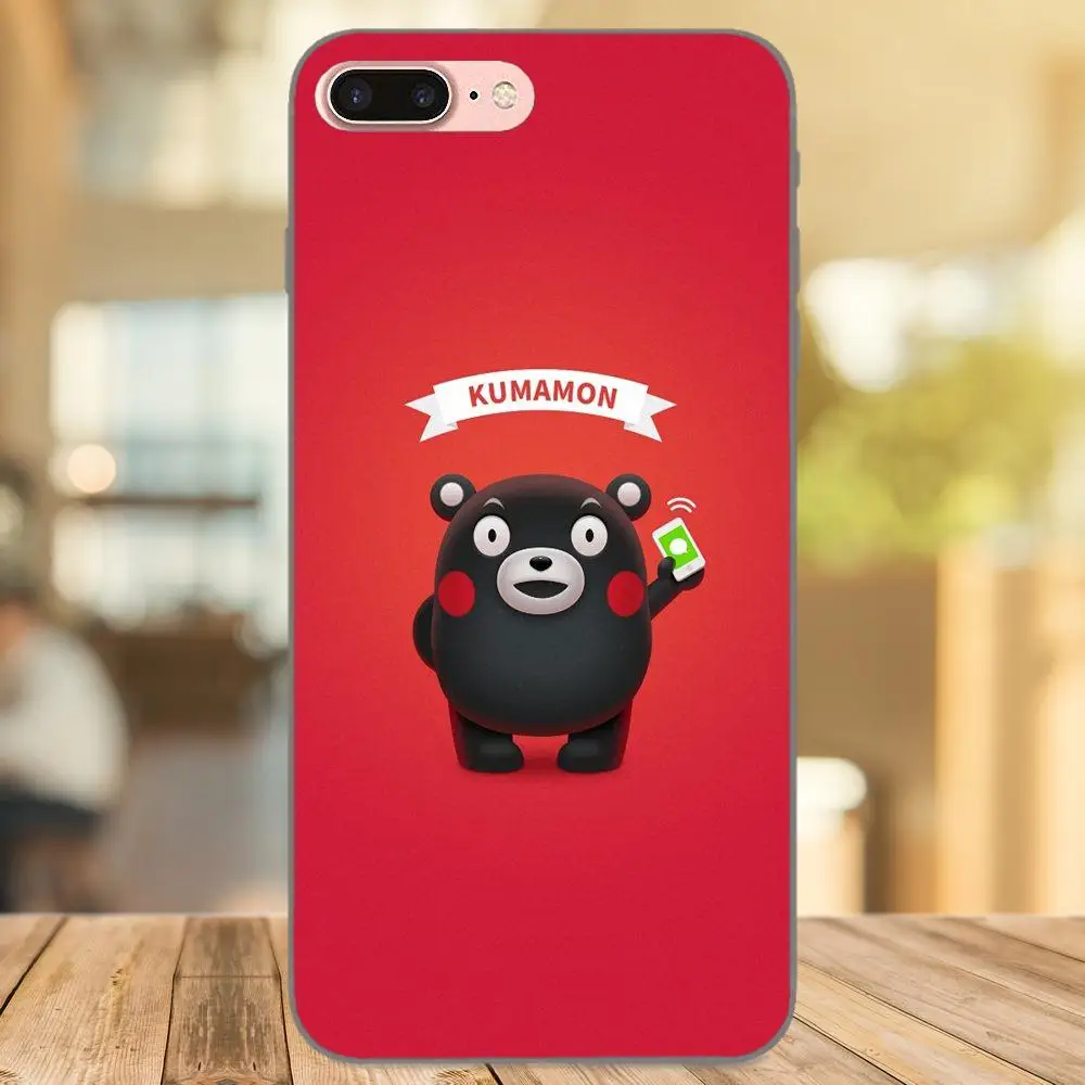 Милый мягкий чехол для телефона с изображением медведя Kumamon Xiaomi Redmi Note 2 3 4 4A 4X 5 5A 6 6A