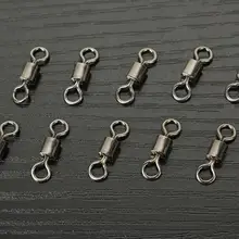 500 шт. 15 размер на выбор кран шариковый Вертлюг медное кольцо рыболовный соединитель баррель поворотный крест-линия прокатки рыболовные снасти