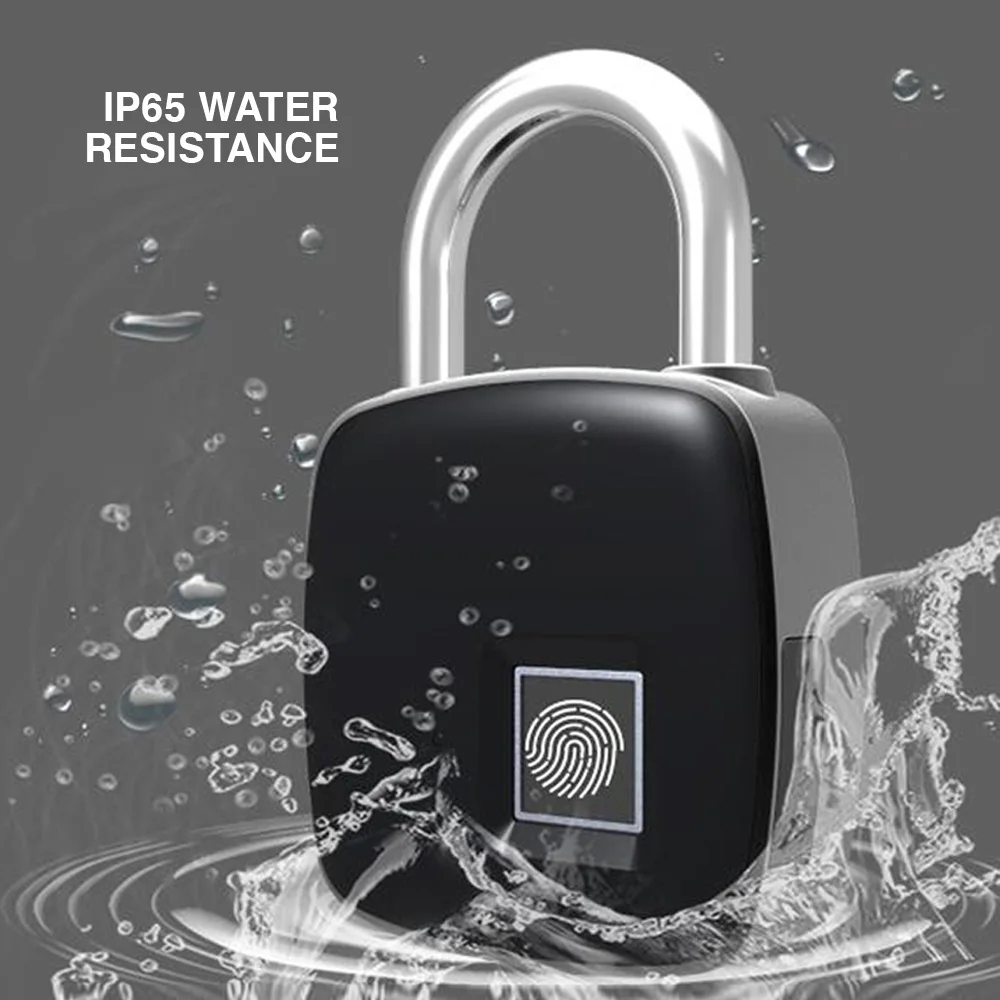 

USB Charging Fingerprint Lock Smart Baby Safety Lock Security Cabinet Locks for Children Keyless Waterproof Door Lock Padlocks