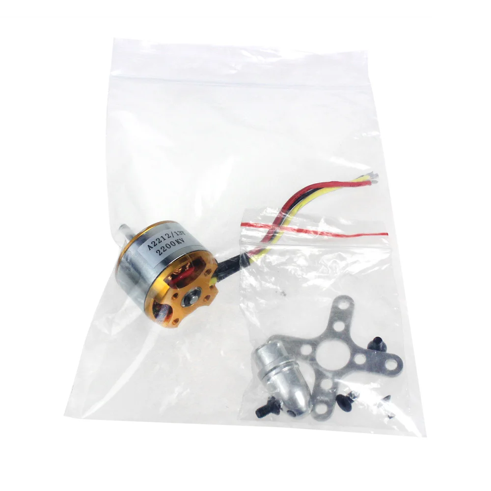 F02048 A 2212 A2212 2200KV Brushless Outrunner Motor Mount 6T For RC Aircraft Plane Multi-copter Quadcopter Drone +FS 4pcs a2212 1400kv brushless outrunner motor for rc quadcopter multi copter x kk aircraft