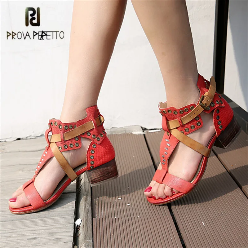 casual rivet sandals