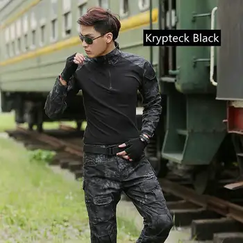 

Tactical Frog Suit Outdoor Sports Airsoft Hunting US Army Military Uniform Tactical Combat Shirts+ Pants