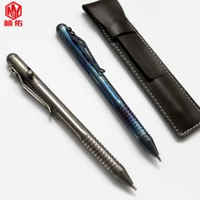 EDC Открытый карманный инструмент титановый сплав пистолет вилка ручка для защиты ручка Скрытая тактическая сигнальная ручка сломанная оконная ручка для защиты инструмент
