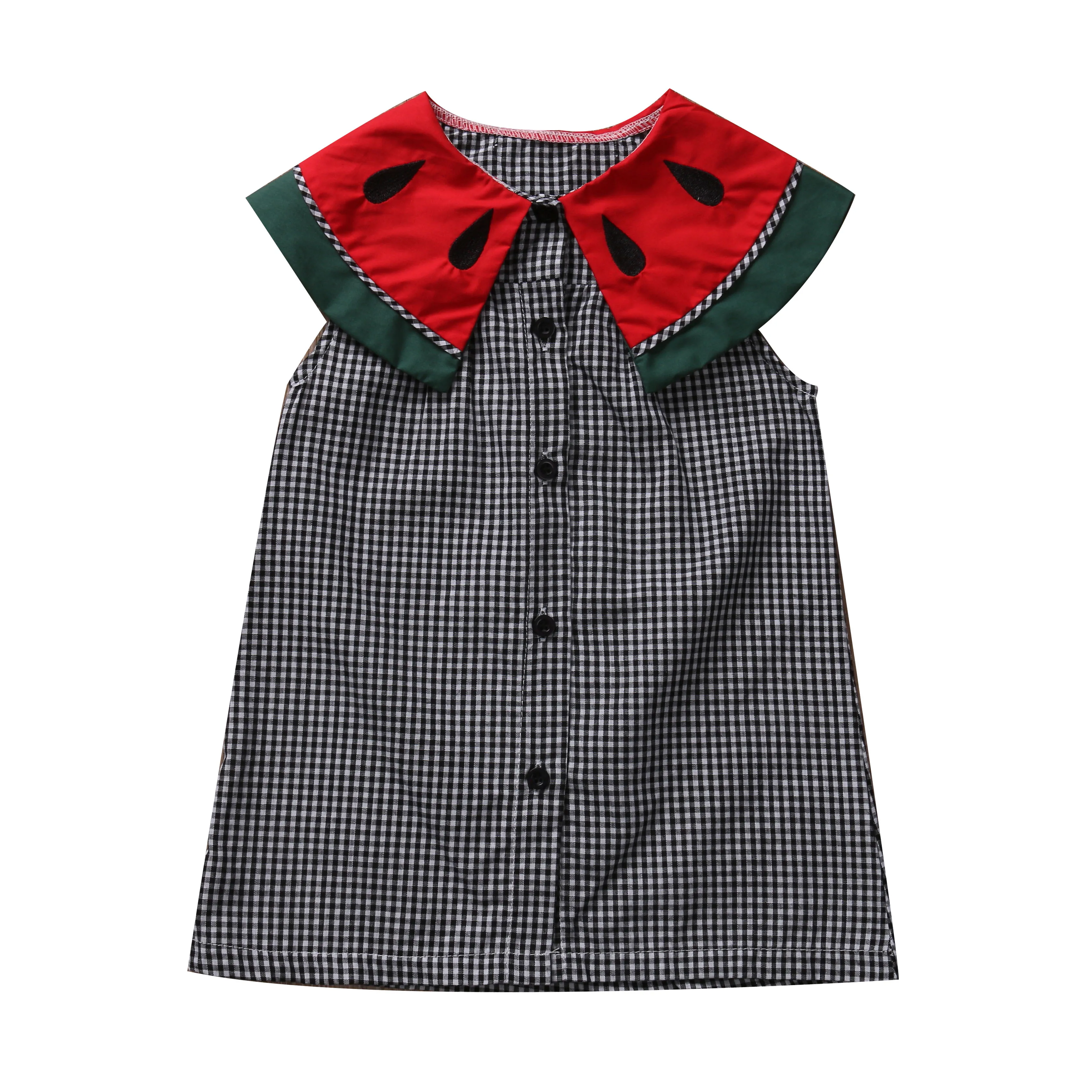 

Toddler Kids Baby Girl Print Floral Sleeveless Dress Summer Bowknot Party Watermelon Neck Dresses Sundress Clothes 0-24 Months