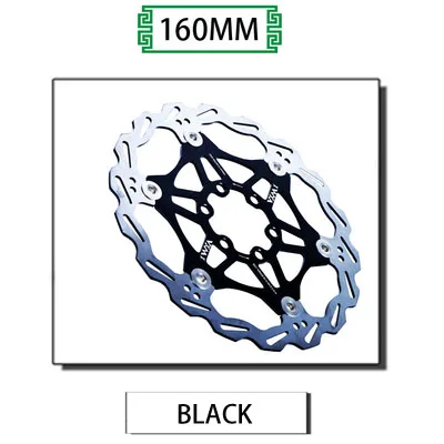 VXM велосипедный тормоз 160 мм/180 мм/203 мм Дисковый Тормоз MTB DH дисковые роторы гидрические тормозные колодки поплавок многоцветный ТОРМОЗНЫЕ КОЛОДКИ ЗАПЧАСТИ для велосипеда - Цвет: 160MM Black