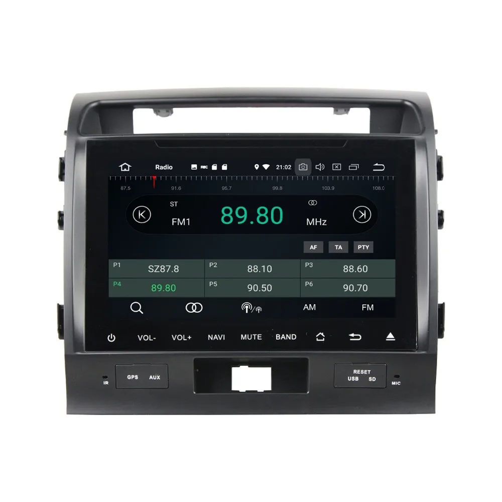 Clearance 4GB+32GB Octa Core 9" Android 8.0 Car DVD Player for Toyota Land Cruiser 2008 2009 2010 2011 2012 Car Radio GPS WIFI Mirror-link 5