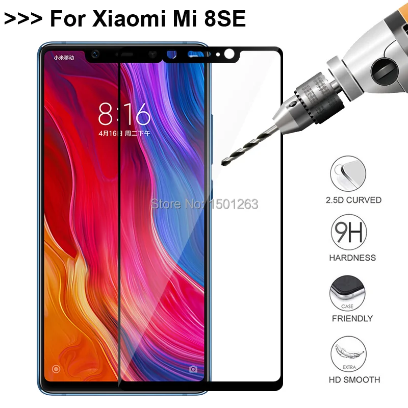 Полное покрытие закаленное Стекло для Xiaomi mi 8 SE 5 88 &quotЭкран протектор случае фильм