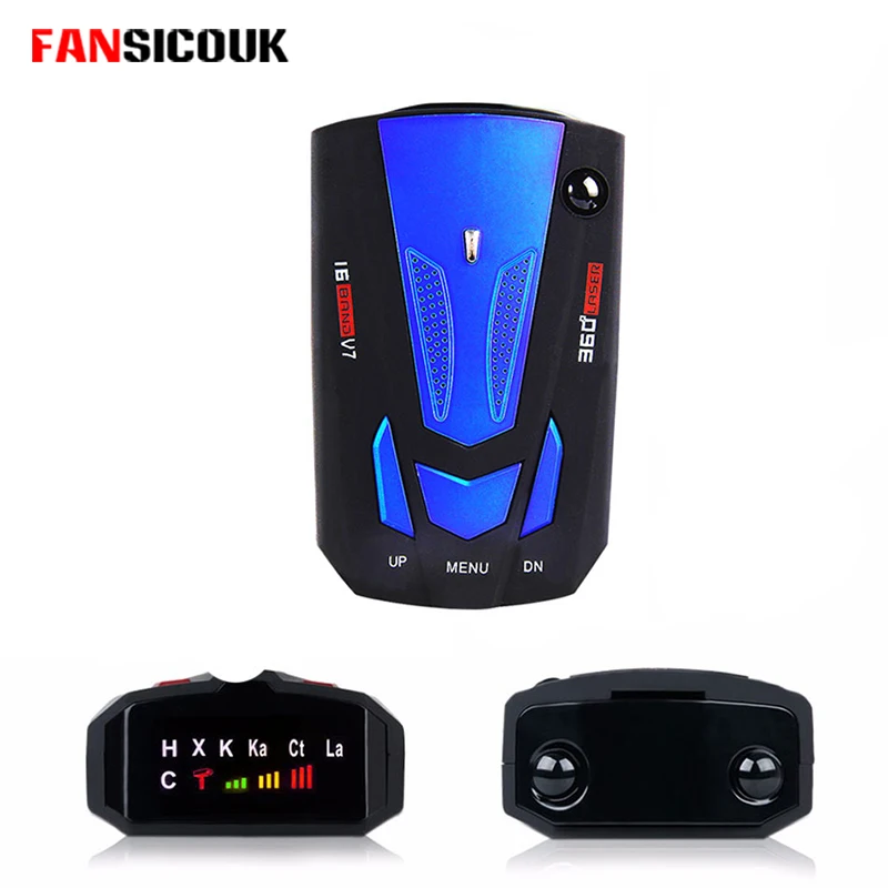Автомобильный радар детектор FANSICOUK V7 с голосовым Предупреждение о скорости