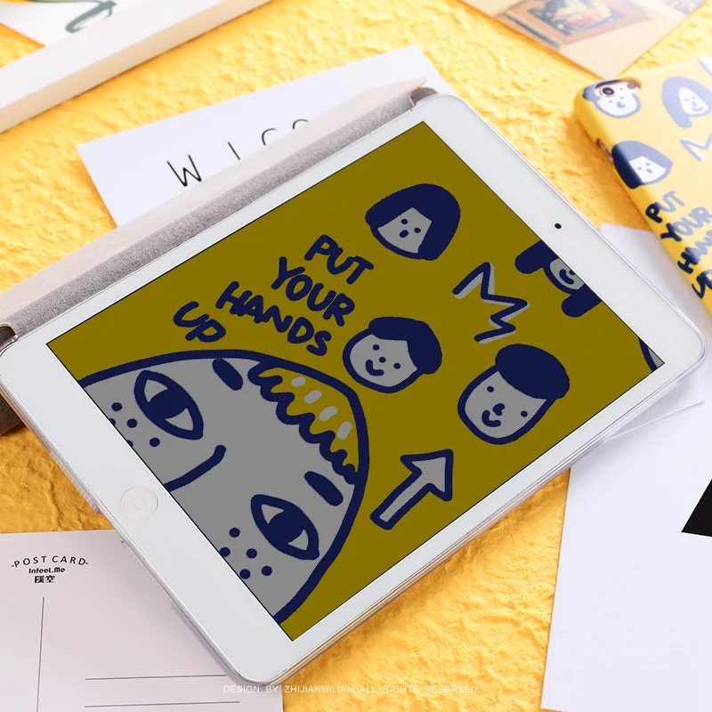 Крутой желтый Магнитный флип чехол для iPad Pro 9 7 11 Air 10 5 12 2 Mini 1 3 4 2019 планшета нового