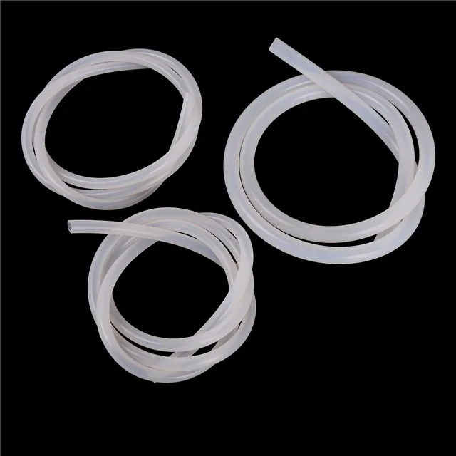 1M Silicone Tube 3 Sizes Translucent Pipe Non toxic High and low