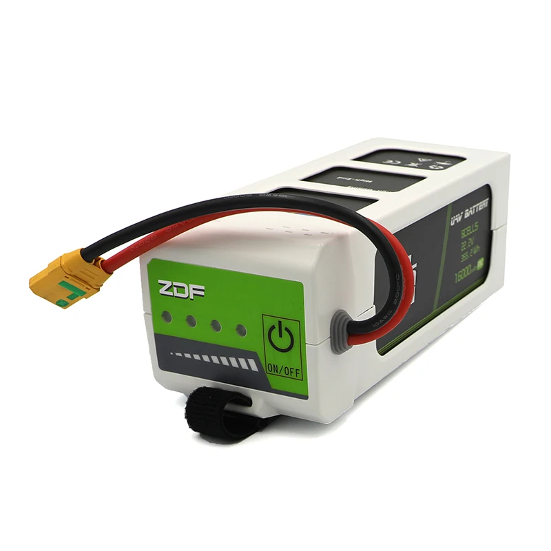 2 шт./лот ZDF PLUS 16000 mAh PLUS 25C 22,2 V 6S1P 6 S FPV Smart Lipo аккумулятор с системой управления для радиоуправляемого дрона