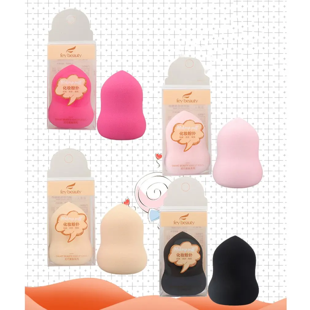 Косметическая губка для макияжа, креативная губка в форме тыквы, сухая и сухая кисть для пудры, торта, румян