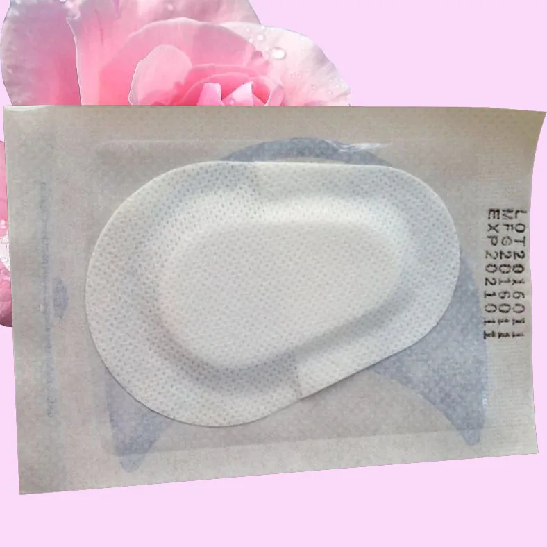 

1pcs 6.5*9.5cm medical non-woven eye mask sterile eye pad Bi-vision vision correction post-operative self-adhesive eye patch bre