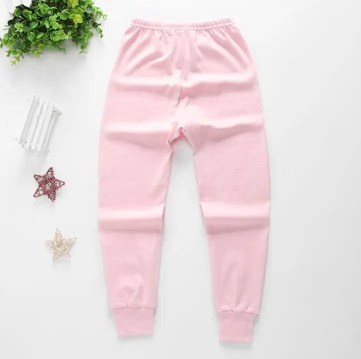 Хлопковая детская одежда для мальчиков и девочек; ночные штаны с эластичной резинкой на талии; детские мягкие пижамы брюки одежда для малышей, домашняя одежда для детей в возрасте 2, 4, 6, От 8 до 10 лет - Цвет: C13