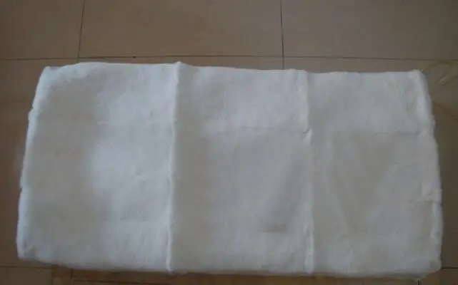 

Natural Rabbit Fur Plates / Real White Rabbit Fur Skins For Sale