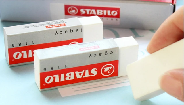 Gomma Per Cancellare STABILO Legacy 1186 - Bianca, Autopulente, Alta Qualità - Foto 12