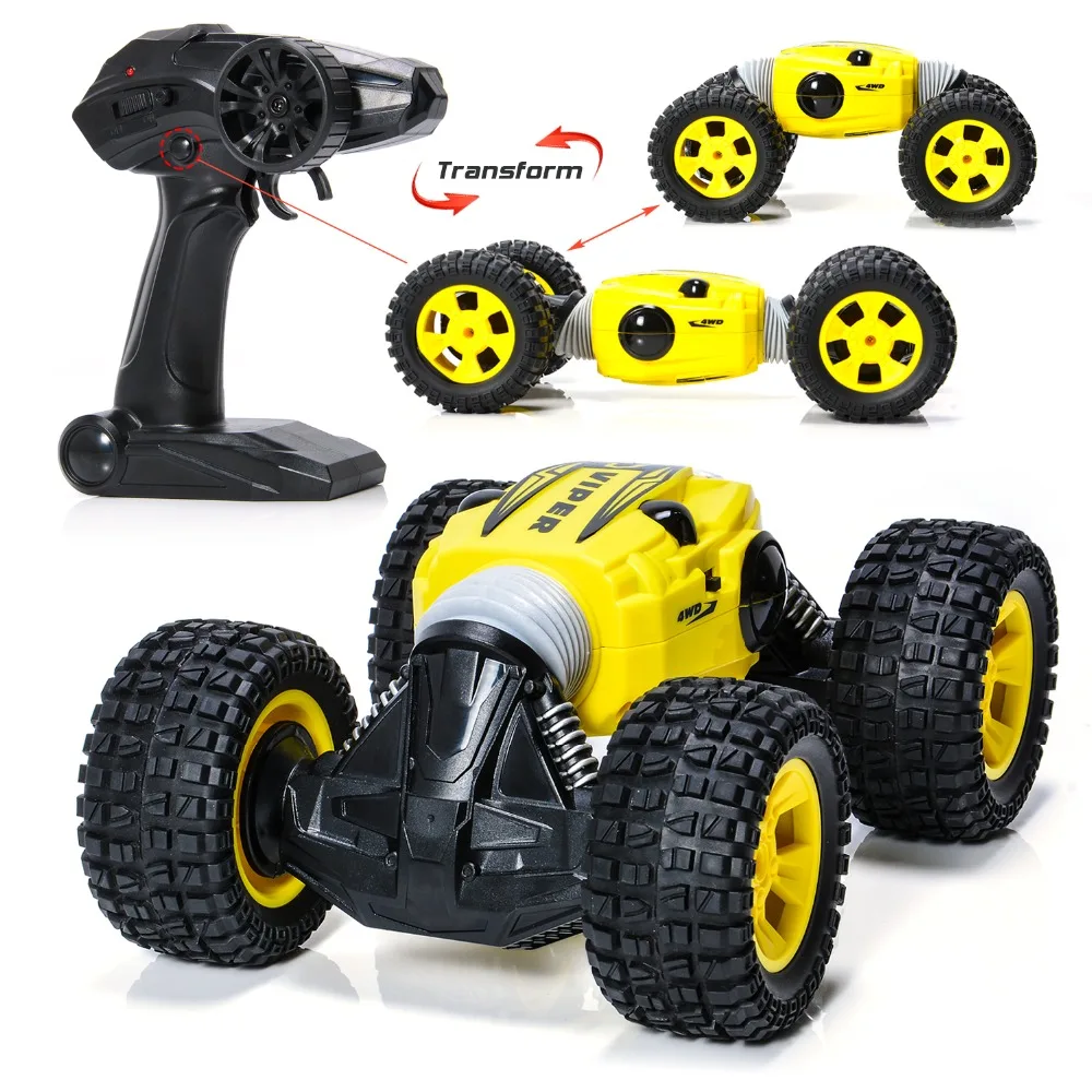 

RC Car 1 Key Transformation Vehicle Remote Control Electric Crawl Off Road Truck 1:16 2.4G 4WD High Speed Racing Climbing ct096