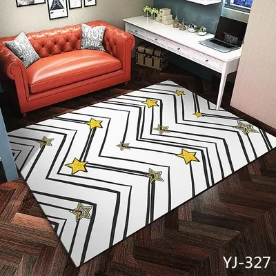 

Nordic style Carpet for living room Abstract color universe space starry sky printed rugs and carpets for home decor Floor Mat