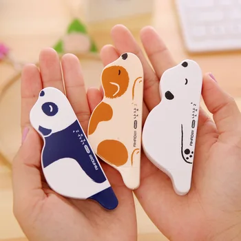 

1pc 10*2.3cm Creative Animal Correction Band Cute Lazy Bear Modified Tape Students Correction Tape School Supplies