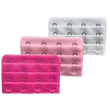 La MaxPa 3 шт. бюстгальтер на бретельках удлинение пряжки 3 ряда 4 крючка застежка ремни Женский удлинитель для бюстгальтера швейный инструмент интимные аксессуары k245