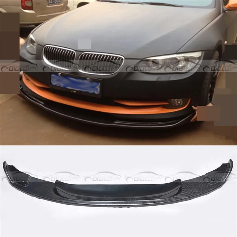 OLOTDI для BMW 3 серии E92 E93 lci H Стиль юбка переднего бампера из углеродного волокна передний бампер сплиттер 2011