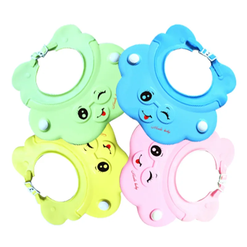 

Silicone Shampoo Cap Baby Bath Adjustable Shower Hat Sofry Ear Protection Children Shower Cap Bath & Shower Product Baby Hat