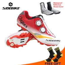 SIDEBIKE самоблокирующаяся велосипедная обувь для езды на горном велосипеде легкая велосипедная обувь для шоссейного велосипеда Ciclismo Zapatos