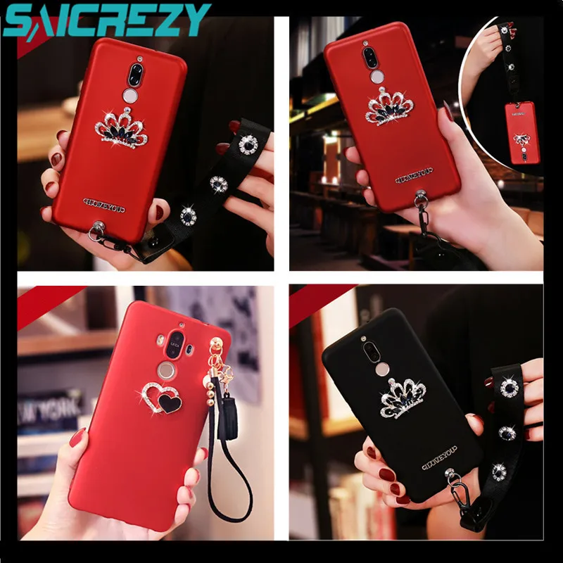 

For Nokia 6 6.1 plus Case Hard bumper for Nokia 7.1 7 Plus 5.1 for Nokia 8.1 8 5 3 phone cover pearl pendant Wrist strap Ropes