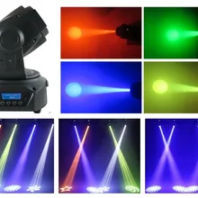 2 шт./лот, moving Head светлое пятно 75 Вт RGBW клуб диско DJ ночной клуб 60 Вт партия Pro DMX оборудования мыть огни