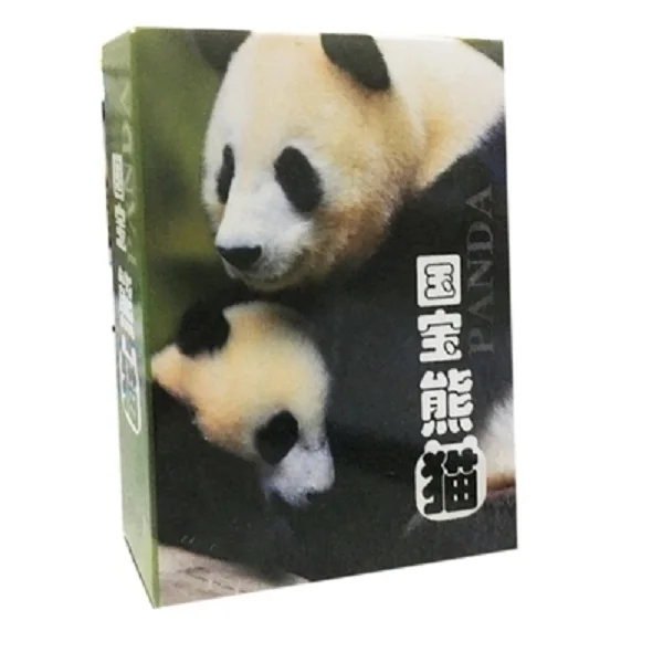 Best Free Shipping 54pcs set Panda playing cards set collection novelty poker deck