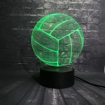 

BasketBall Sport 3D LED Night light for boy RGB USB lamp Bedroom Sleep Light 7 Color Change RC Baby Decor Christmas Toy Toy