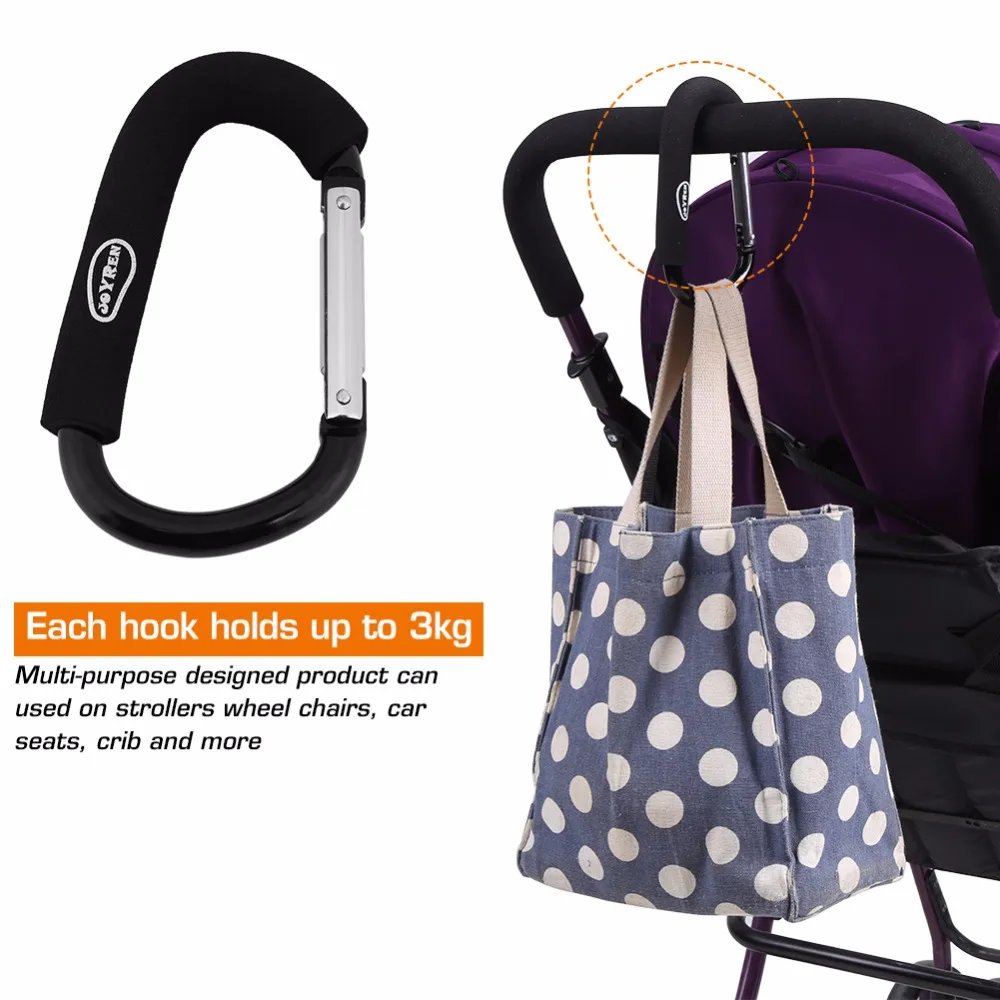 Baby Stroller Accessories 3kg Capacity Infant Stroller Pushchair Hook