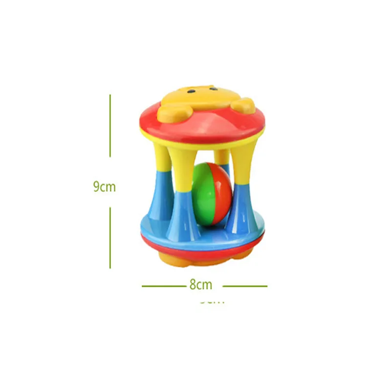1 компл. Новый прекрасный смешные детские погремушки Пластик музыка Новинка дрожание рук Белл кольцо раннего обучения Развивающие игрушки