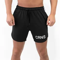 Новые мужские летние шорты для фитнеса, Модные дышащие быстросохнущие спортивные штаны, облегающие мужские спортивные штаны