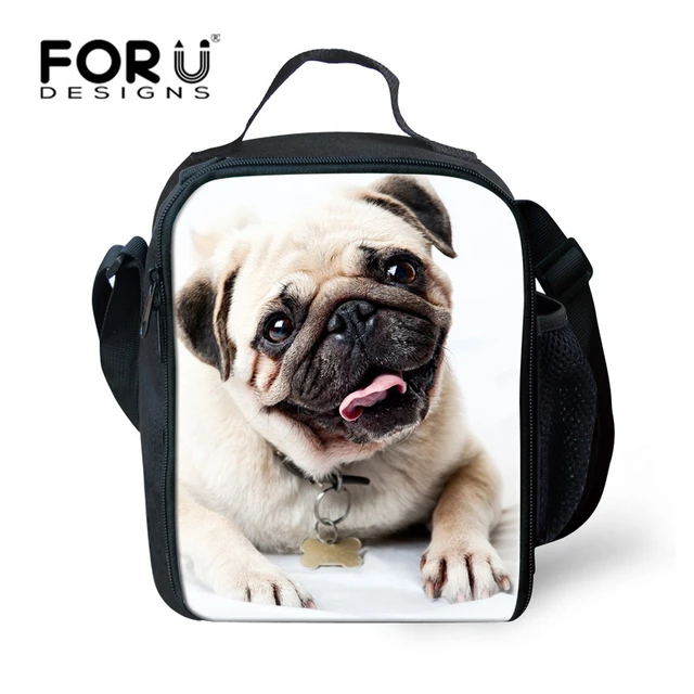 Multi Little Kid 3-Piece Pug Backpack, Lunch Box & Snack Cup Set