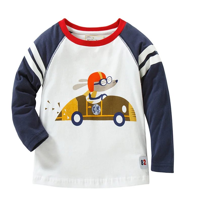 

new boy T-shirt new children's clothes The boy cotton long sleeve T-shirt children's clothing factory direct sale