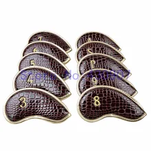 Новое высокое качество PU гольф-клуб крышка головки для игры в гольф, с сертификатом от сертификационной X2HOT JPX RBZ утюги на танкетке; на возраст от 3 до 9 лет, в S 10 шт