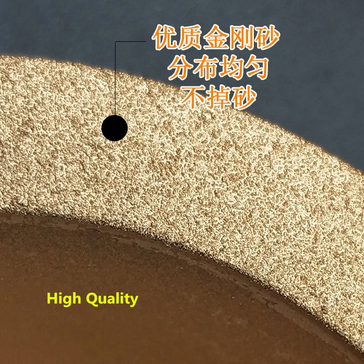 100mm Brazed Gold Diamond Cup Diamond Grinding Wheel Grit 60-400 Tool Cutter Grinder