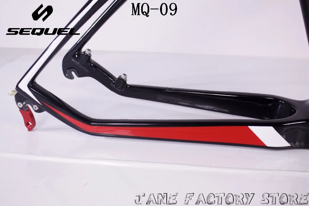 MQ09 Sequel брендовая углеродная mtb велосипедная Рама 26er/27.5er bsa/bb30 T800 142*12 мм и 135*9 горный