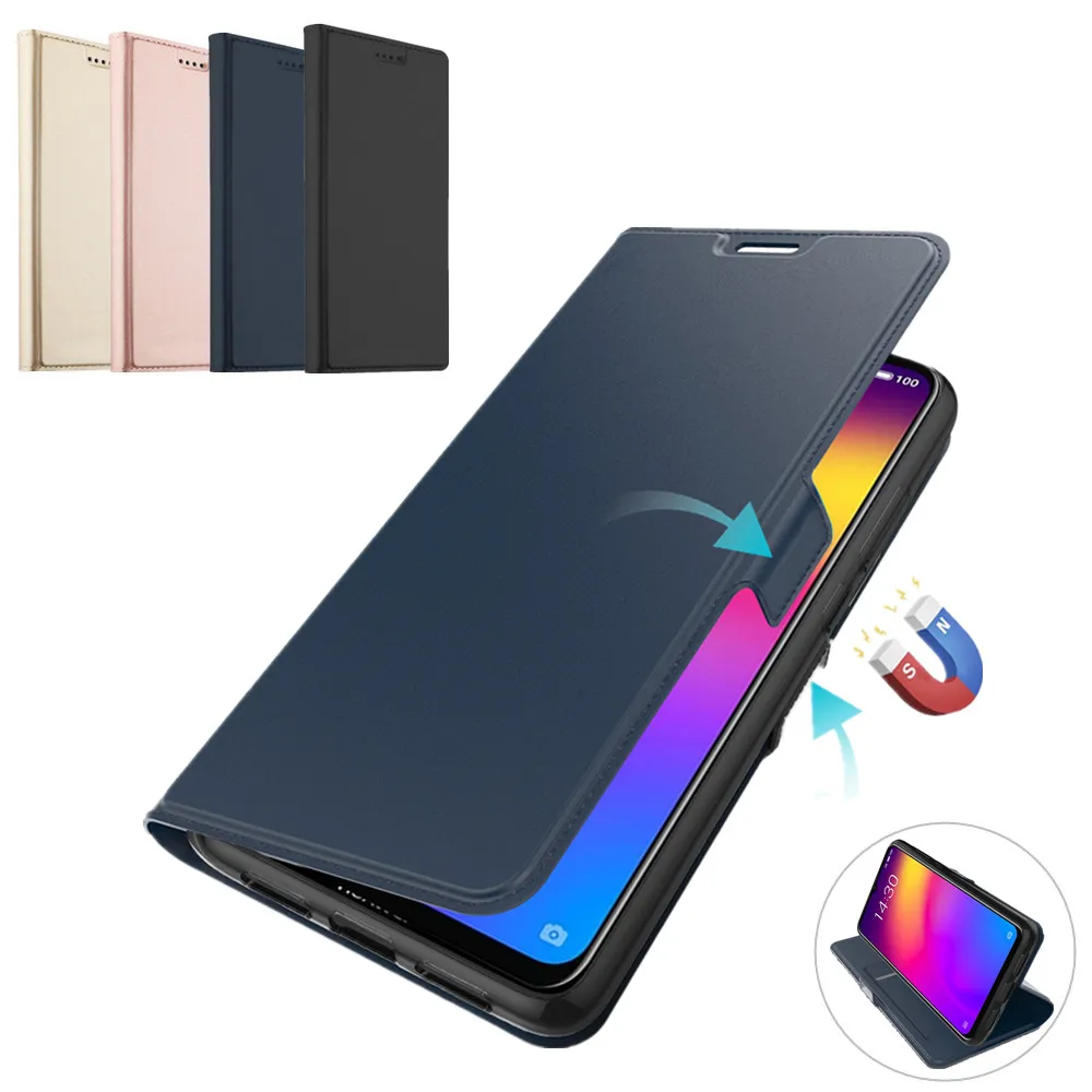 Для Meizu Note 9, чехол, искусственная кожа, флип, подставка, кошелек, чехол, полная защита, магнитная пряжка, чехол для Meizu Note9, чехол для карт, роскошный