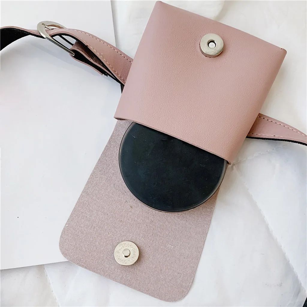 2019 поясная сумка для женщин, Кожаная поясная сумка, модная женская однотонная квадратная сумка из искусственной кожи, сумка на плечо, сумка