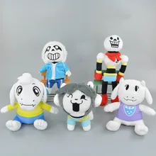 26 30CM Undertale Sans Plush Toys Cosplay Toy Kawaii Plush Peluches Papyrus Asriel Toriel Temmie Stuffed