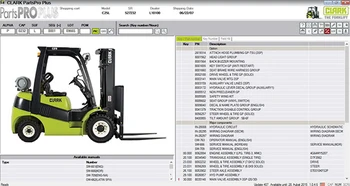 

CLARK ForkLift Trucks PartsPro Plus v4.44 [03.2017] Multilingual +service repair manual+ Activator